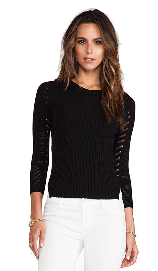 Curved Hem Sweater