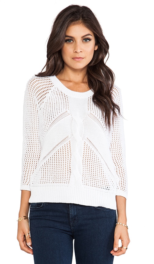 Pointelle Detailed Raglan