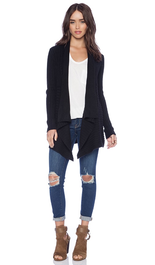 New Rib Drape Sweater
