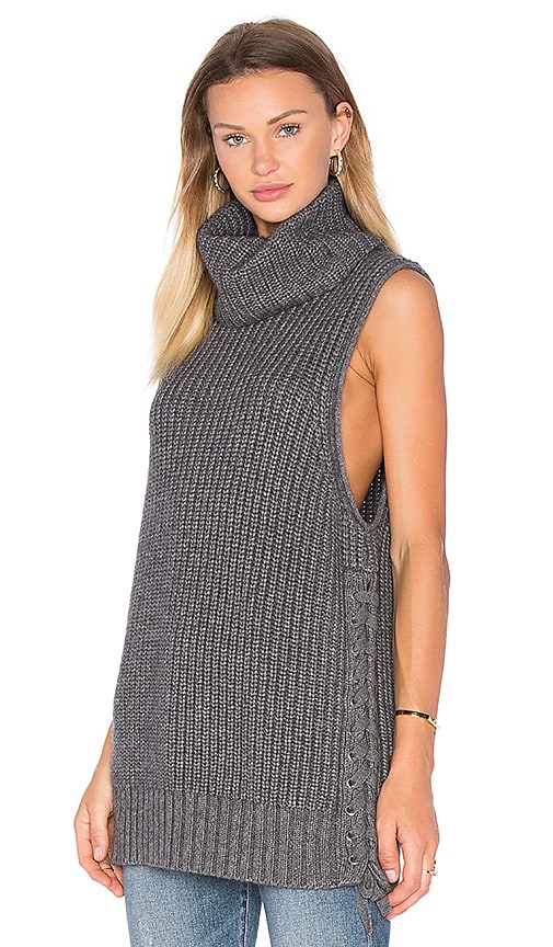 Lace Up Sweater