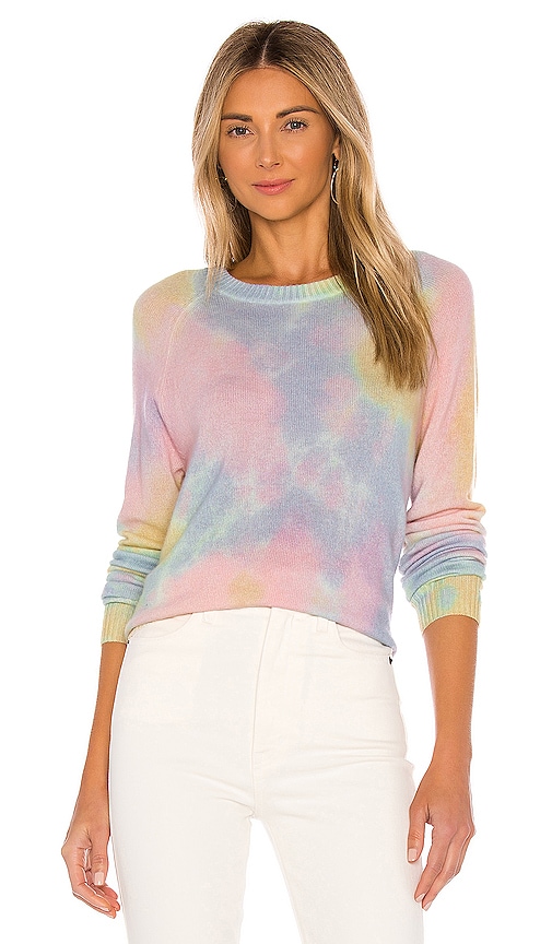 Autumn Cashmere Pastel Splotch Print Sweatshirt in Pastel Multi