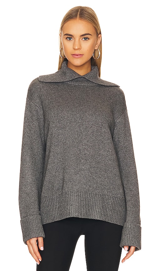 Autumn Cashmere Oversized Sweater in Grey