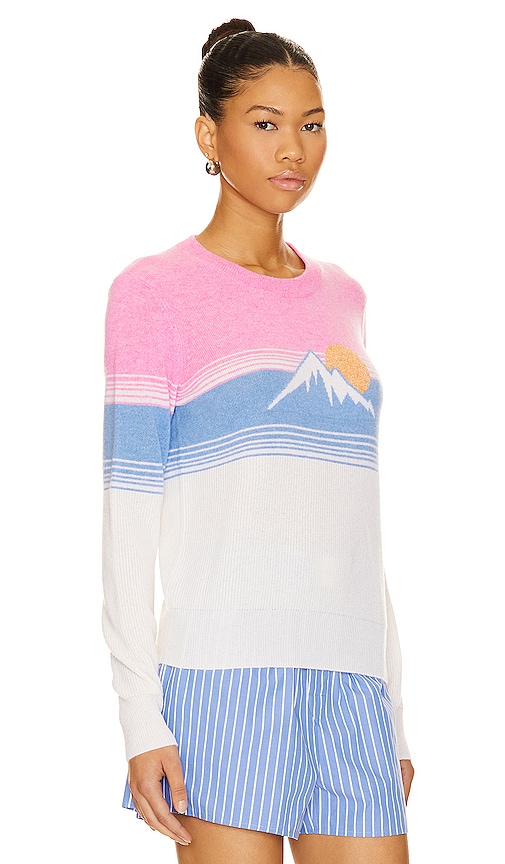 Shop Autumn Cashmere Hit The Slopes Crew In Pastel Combo