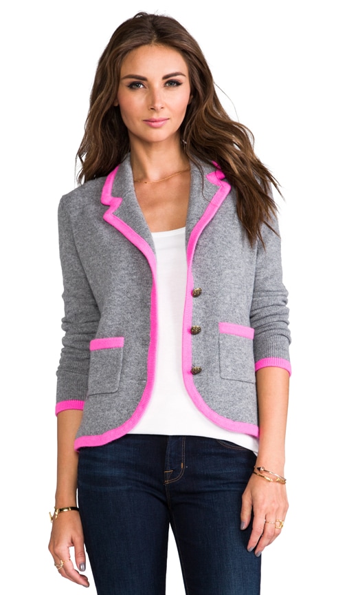 Contrast Tipped Blazer