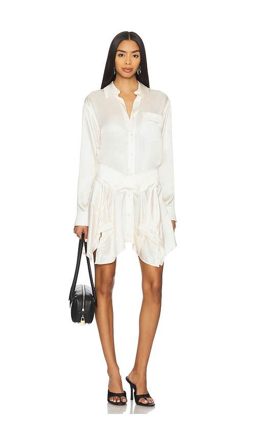 Alexander Wang Cut Off Double Shirt Dress