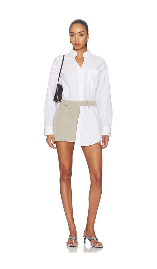 Pre-styled Dress With Tucked Shirt
