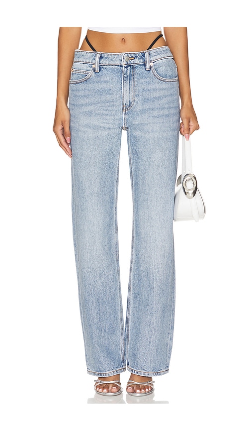 ★国内発送★【Alexander Wang】Prestyle Diamante Charm デニム Alexander Wang Mid Rise Relaxed Jean Prestyle Diamante Charm