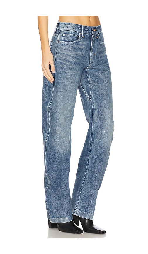 Alexander Wang Pre-styled Boxer Wide-leg Jeans In Blue