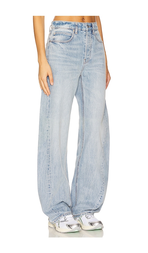 Alexander Wang Float Mid Rise Jean In Blue