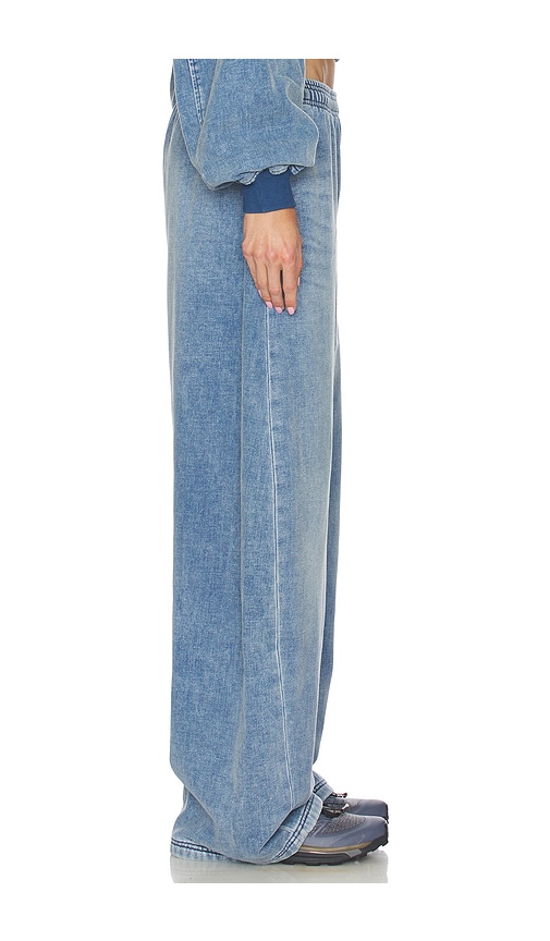 Alexander Wang Elastic Waist Jean In Blue