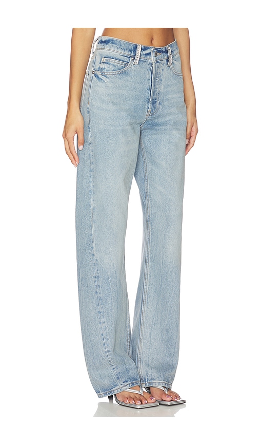  Alexander Wang Relaxed Straight Cut With Crystal Belt Loops En Color Azul Talla 24  (también En 25, 26). 