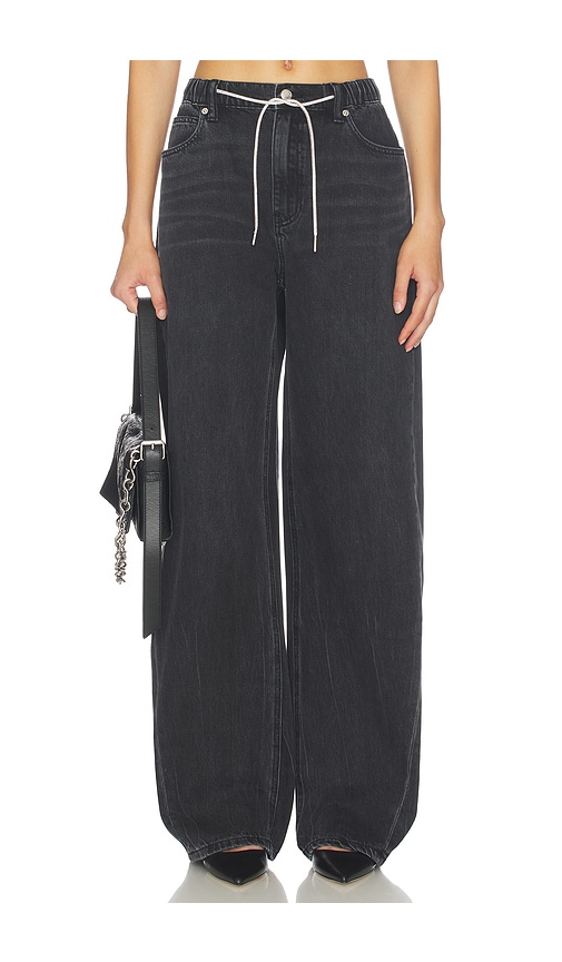 Alexander Wang Balloon Jogger Jeans With Crystal Drawcord