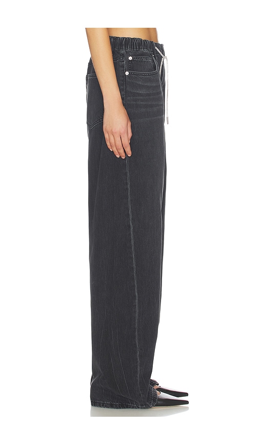  Alexander Wang Balloon Jogger Jeans With Crystal Drawcord In Black. Size 24. Also In 25, 26, 27, 28. 
