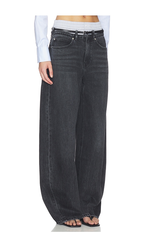  Alexander Wang Prestyle Blow Up Jeans With Leather Belt And Boxer En Color Negro Talla 23  (también En 24, 25, 26, 27). 