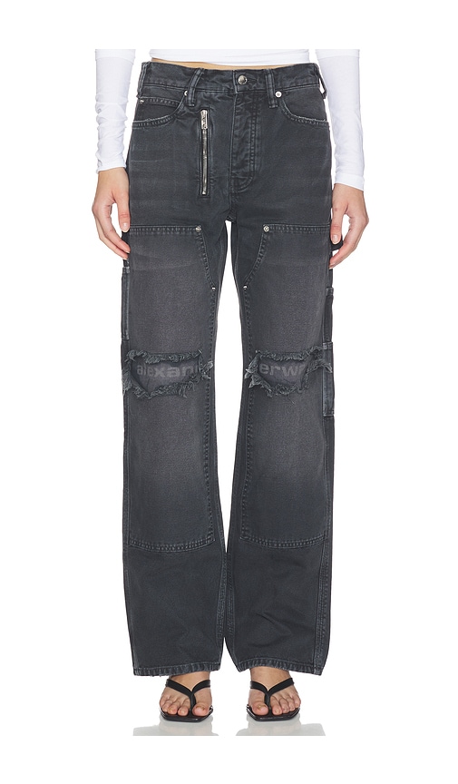 Alexander Wang Mid Rise Carpenter Jeans With Zip