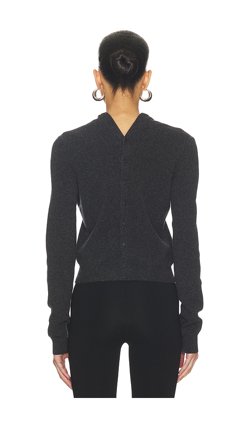  Alexander Wang Cardigan Knit Logo In Charcoal. Größe S. Also In M, L. 