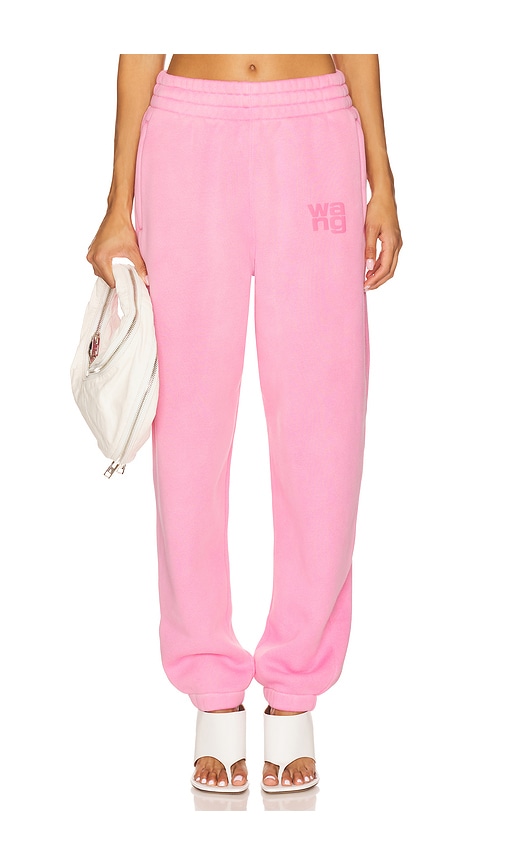 Essential Terry Classic Sweatpant in Pink. - size L (also in M, S, XS) - Alexander Wang - Modalova