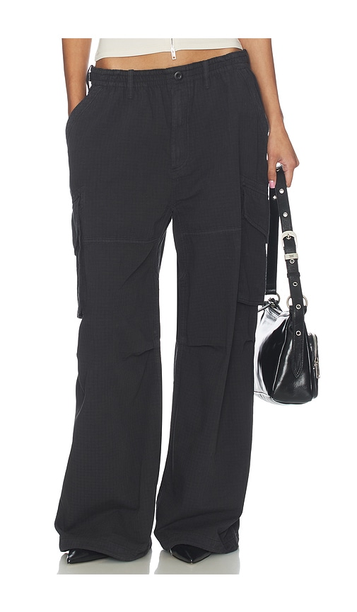 Alexander Wang Mid Rise Cargo Pant With Internal Logo