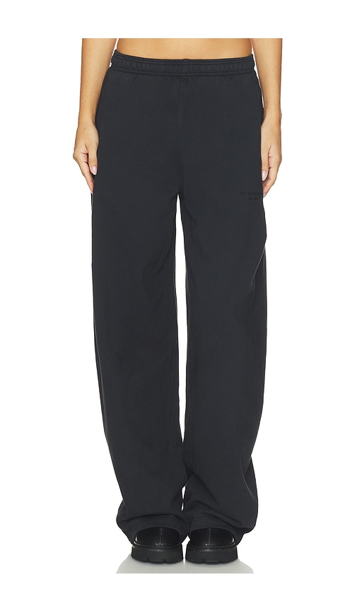 Alexander Wang Mid-Rise Relaxed Sweatpant in Black. - size XS (also in S, M, L)