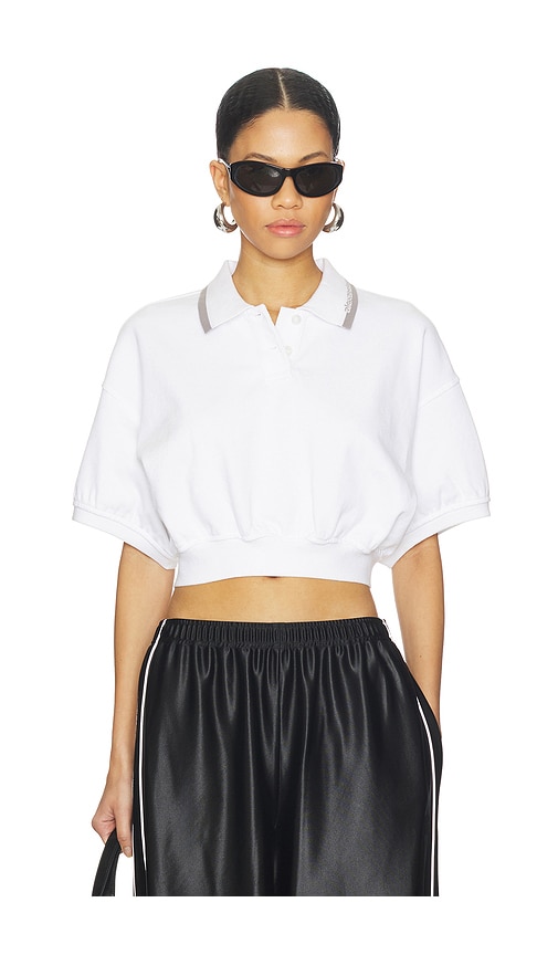 Alexander Wang Relaxed Cropped Polo