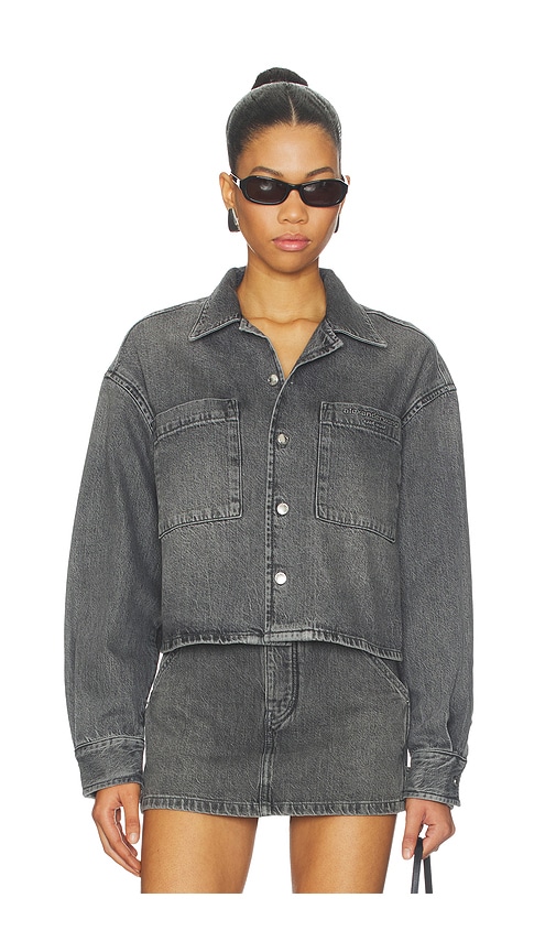 Alexander Wang Cropped Long Sleeve Shirt