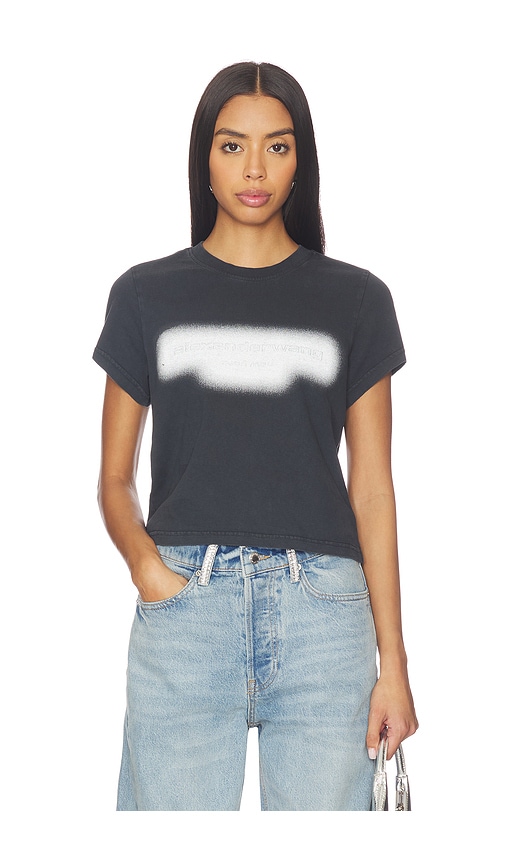 Alexander Wang Emboss Graphic Shrunken Tee
