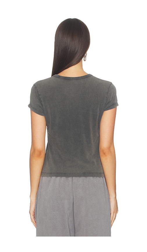 Alexander Wang Shirt Baby With Lipstick Graphic In Charcoal. Größe Xs. Also In S, M, L. 