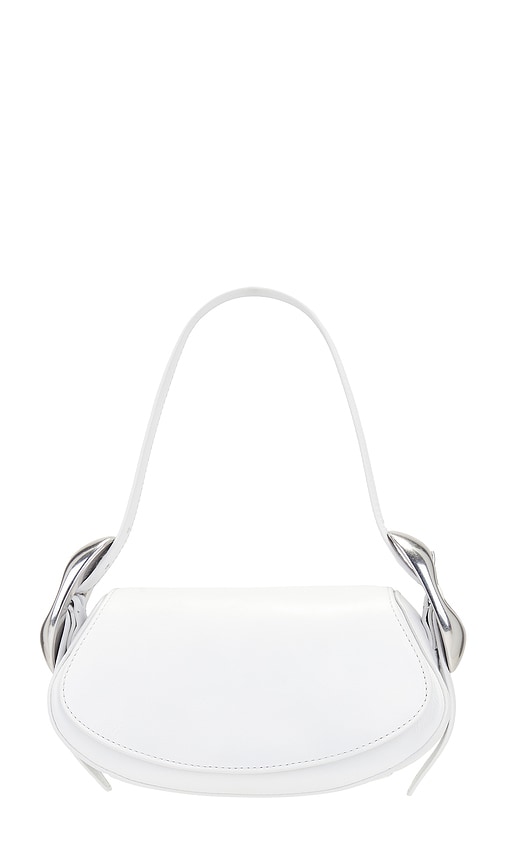 Alexander Wang Orb Small Flap Bag in White