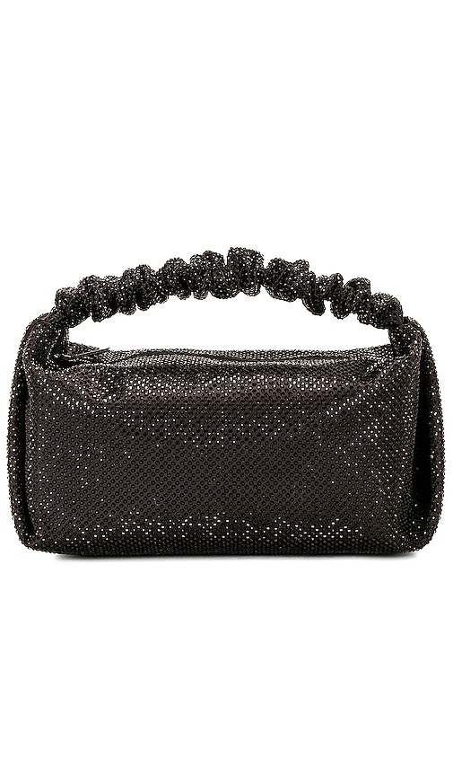 Alexander Wang Scrunchie Mini Bag in Black.