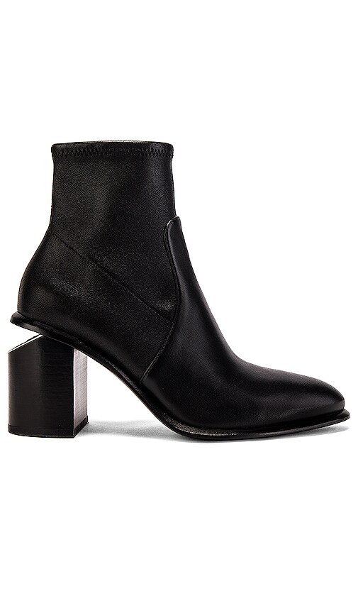 alexander wang black booties