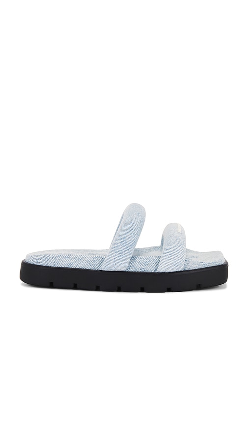 Shop Alexander Wang Jay Flatform Sandal In Blue