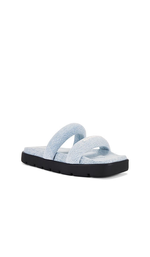 Shop Alexander Wang Jay Flatform Sandal In Blue