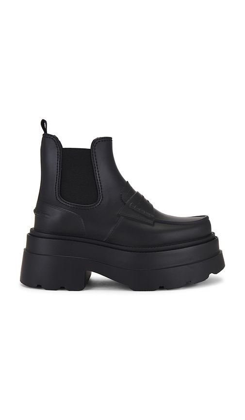 Alexander Wang Carter Ankle Platform Rain Boot In 블랙