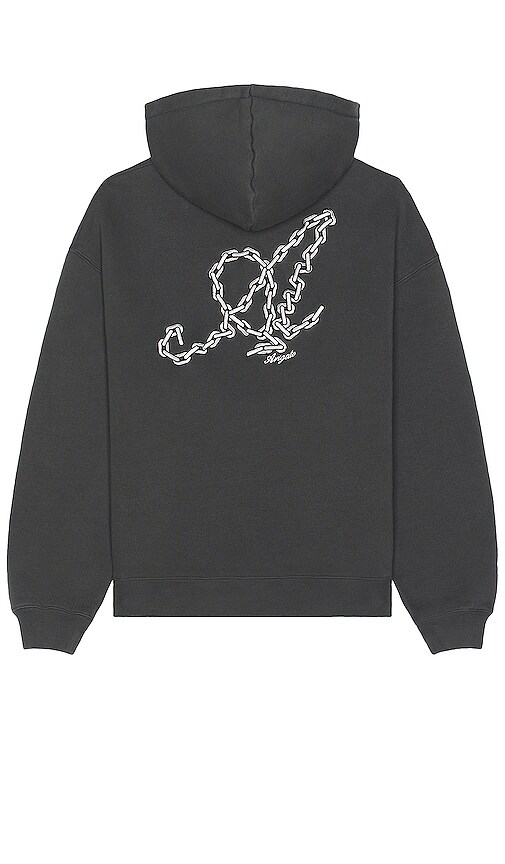 Axel Arigato Chain Signature Hoodie in Charcoal