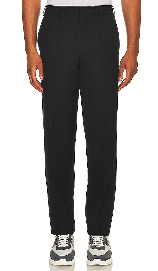 Axel Arigato Supper Straight Wool Trousers in Black