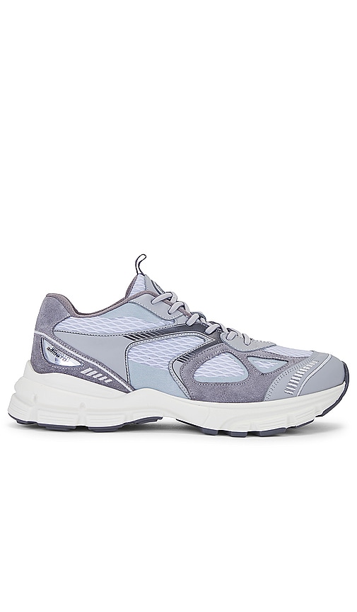 Shop Axel Arigato Marathon Runner In Dark Grey & Grey