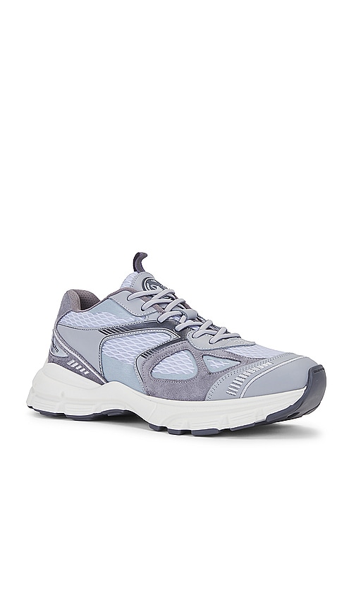 Shop Axel Arigato Marathon Runner In Dark Grey & Grey