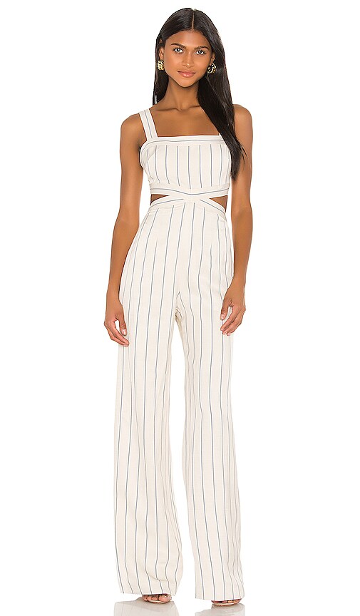 Alexis Lipton Jumpsuit in Blue Stripes