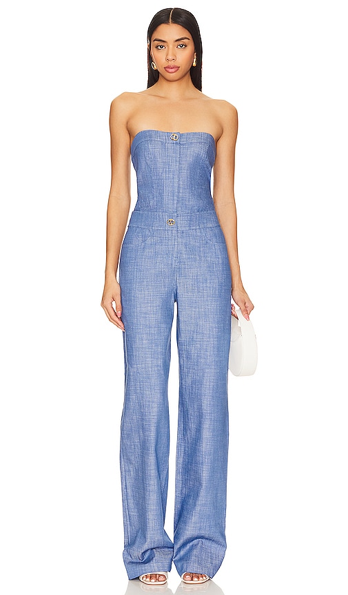 Alexis Breslin Jumpsuit In Chambray