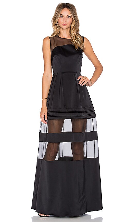 Andromeda Sheer Panel Gown