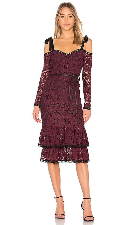 maura mesh dress - burgundy Dallas One Shoulder Mesh Maxi Dress / Burgundy | MESHKI