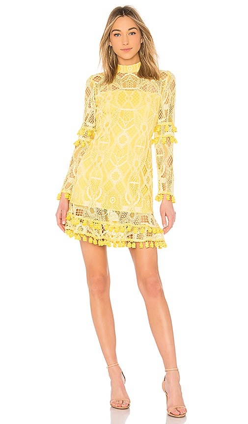 yellow alexis dress