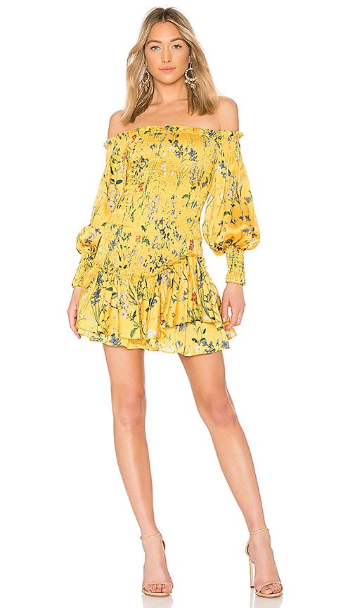 yellow alexis dress