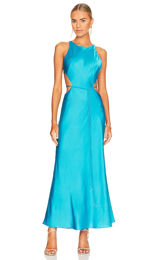 Shop Alexis Lune Dress In Sapphire