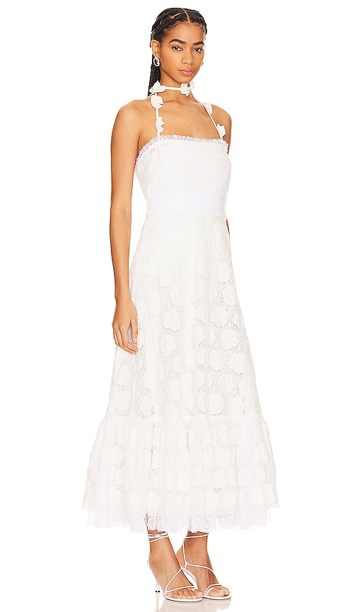 Shop Alexis Villanelle Dress In White