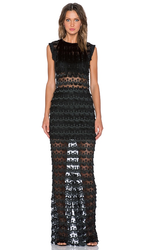 alexis fringe dress