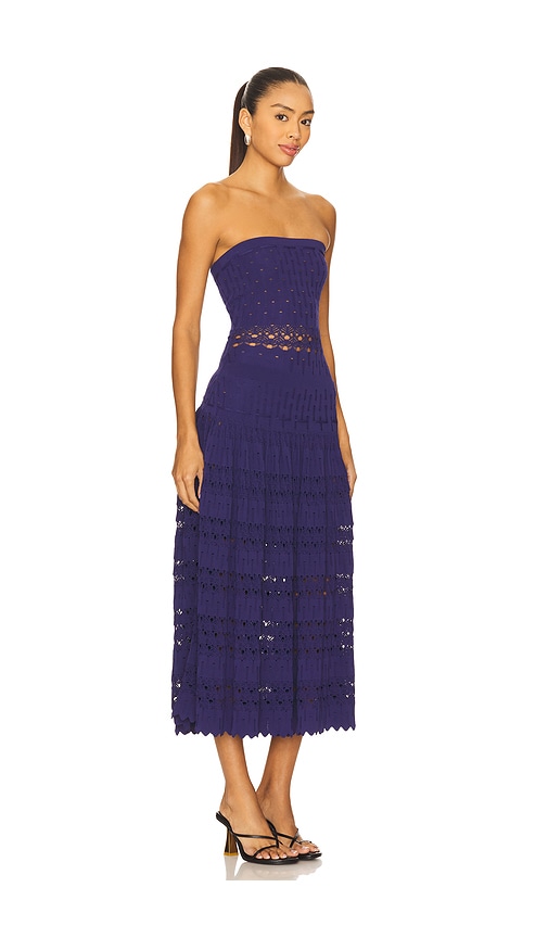 sunniva strapless drop-waist dress Baltic Born Womens Elton Maxi Dress | Sage + Blush Floral main image 1