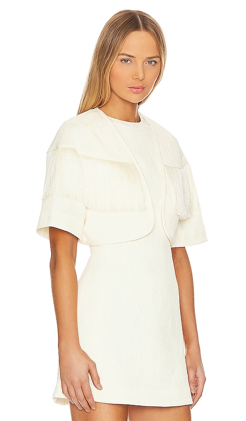 Shop Alexis Tadeo Capelet In Ivory