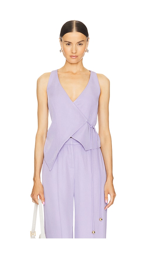 Alexis Cain Vest In Lavender