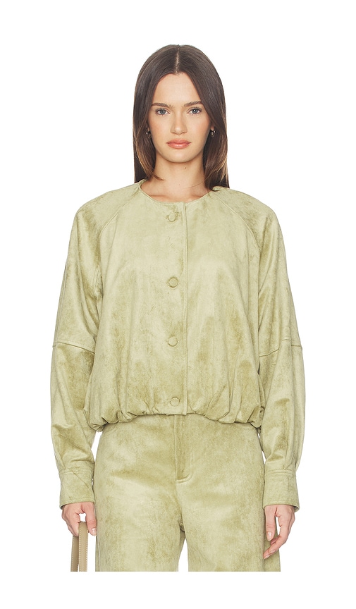  Alexis Cruz Jacket In Sage. Size Xs. Also In S, M, L, Xl. 